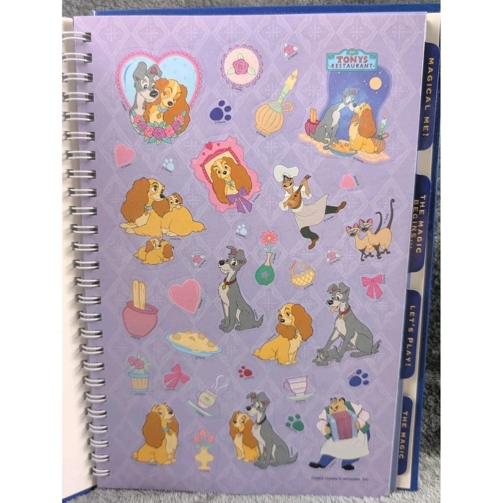 Lady and the‎ Tramp Walt Disney Keepsake Classic Story Activity Sticker Book New